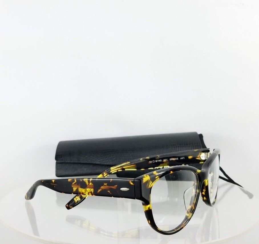 Brand New Authentic Barton Perreira Eyeglasses Brooke Af 53Mm Hec Tortoise Frame