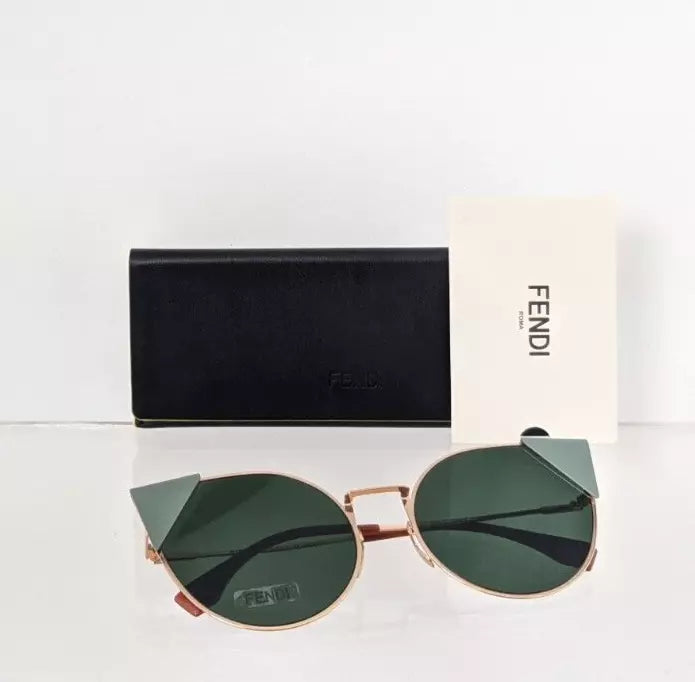 Brand New Authentic Fendi FF 0190 Sunglasses DDBO7 Gold Frame 0190/S 57mm