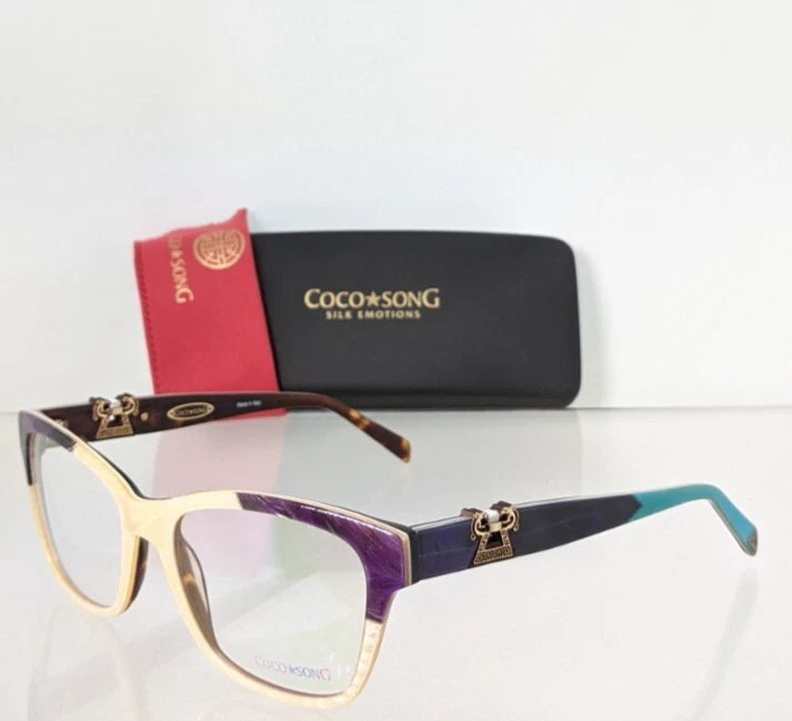 New Authentic COCO SONG Eyeglasses Excited Evening Col. 1 55mm CV149