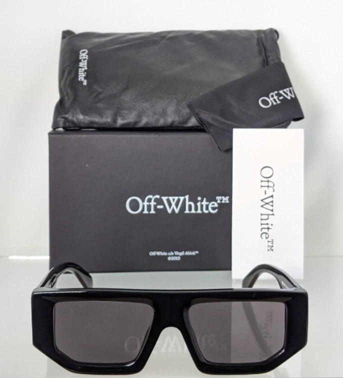 New Authentic OFF WHITE Sunglasses VANCOUVER 1007 Black 53mm OERI13F