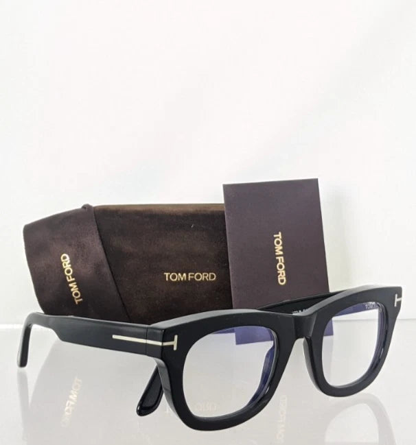Brand New Authentic Tom Ford TF 5872 Eyeglasses 001 Frame FT 5872-B ECO 48mm