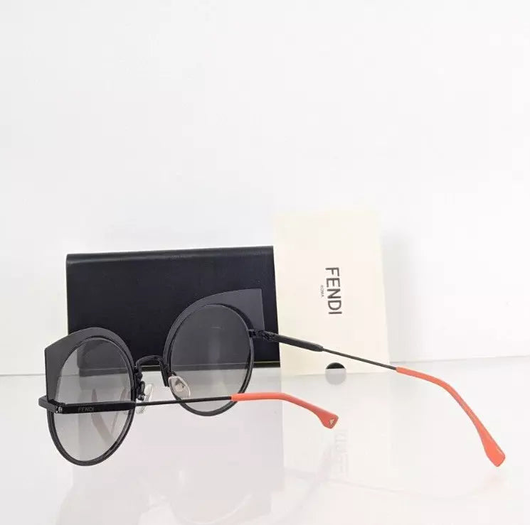 Brand New Authentic Fendi FF 0177 Sunglasses 003VK Black Frame 0177/S 53mm