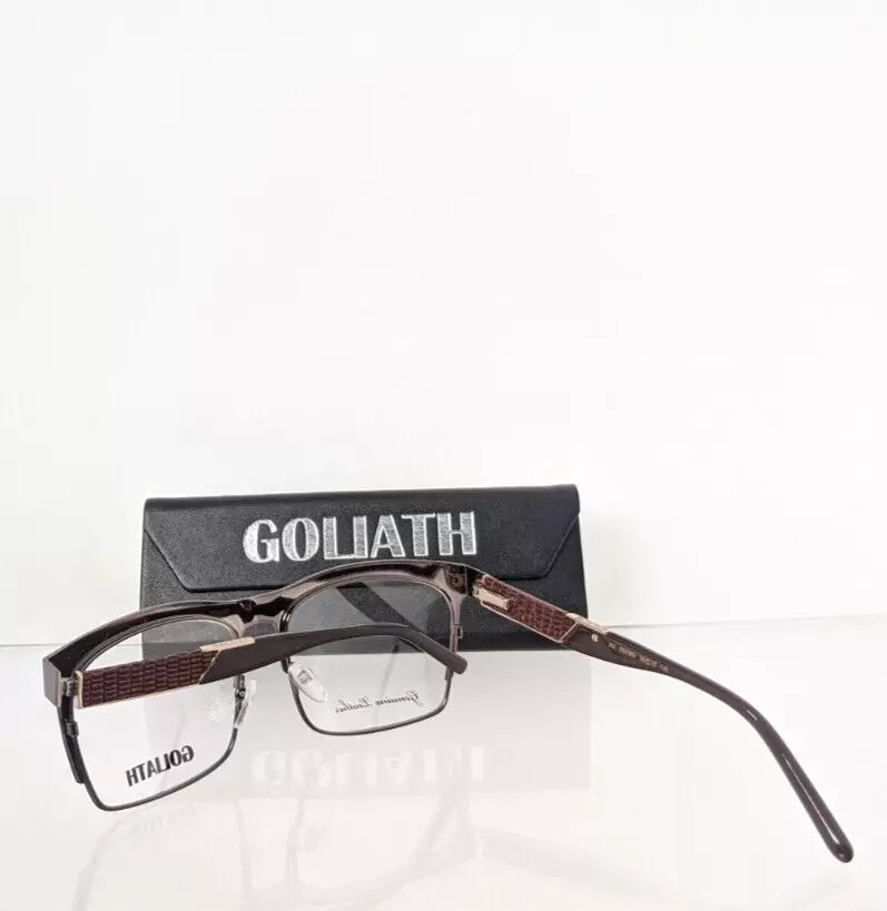 Brand New Authentic GOLIATH Eyeglasses XIX Brown 59mm Frame
