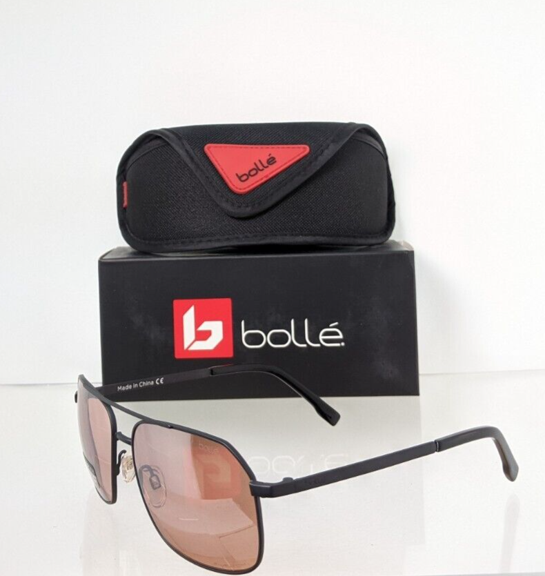Brand New Authentic Bolle Sunglasses Navis 12582 Black Frame
