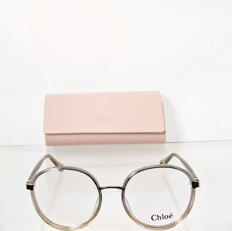 Brand New Authentic Chloe Eyeglasses CE 0033 002 51mm Clear & Gold 0033O Frame