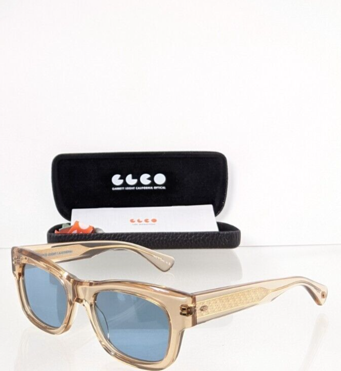 Brand Authentic Garrett Leight Sunglasses WOZ Beige BRE 49mm Frame