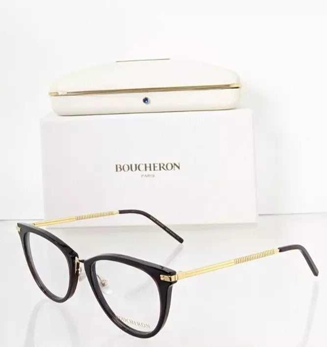 Brand New Authentic Boucheron Eyeglasses BC0026 002 51mm Frame 0026