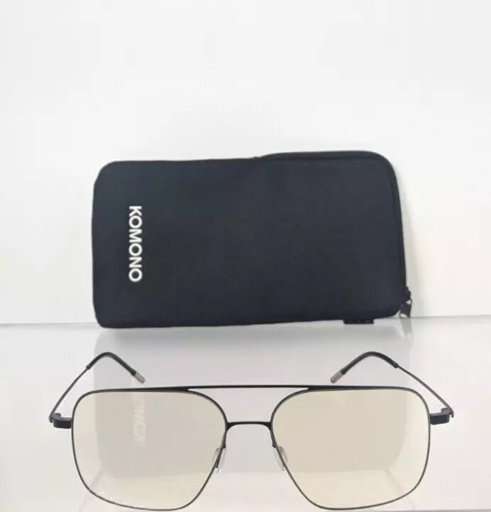 Brand New Authentic KOMONO Eyeglasses THE EDDIE 54mm Black Frame