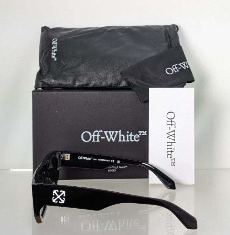 New Authentic OFF WHITE Sunglasses VANCOUVER 1007 Black 53mm OERI13F