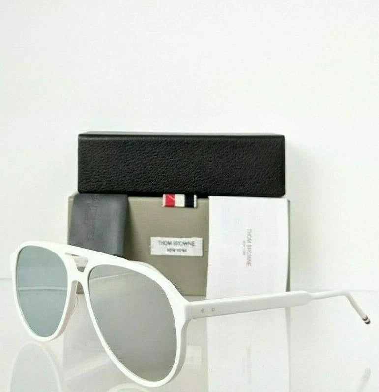 Brand New Authentic Thom Browne Sunglasses TB 408-63-03 WHT TBS408 Frame
