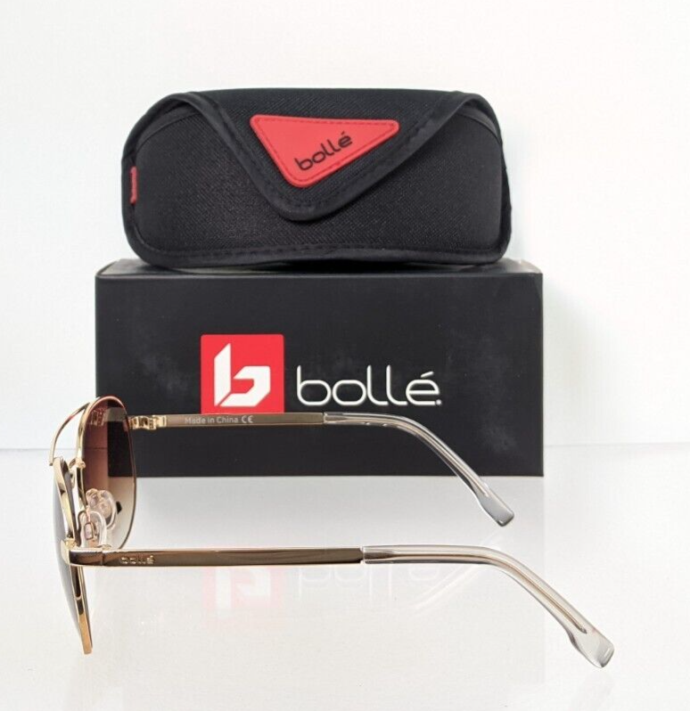 Brand New Authentic Bolle Sunglasses Ova 12586 IB Gold Frame