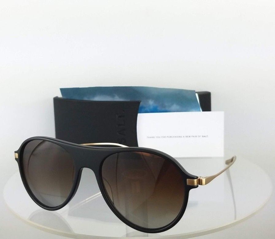 Brand New Authentic Salt Sunglasses St Hubbins Mbk 55Mm Black Polarized Frame