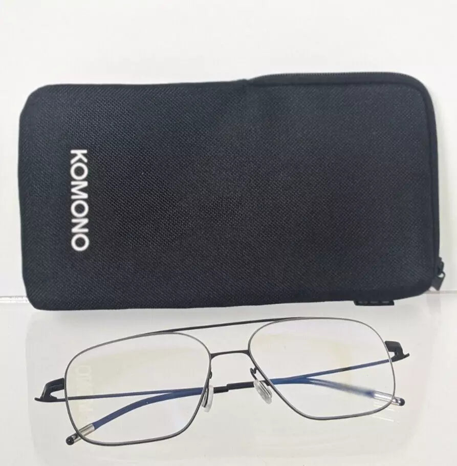 Brand New Authentic KOMONO Eyeglasses THE EDDIE 54mm Black Frame