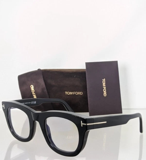 Brand New Authentic Tom Ford TF 5872 Eyeglasses 001 Frame FT 5872-B ECO 48mm