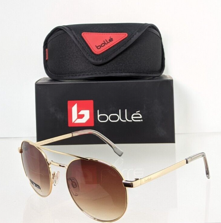 Brand New Authentic Bolle Sunglasses Ova 12586 IB Gold Frame