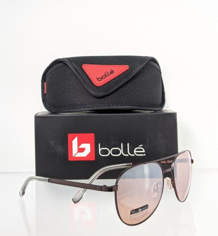 Brand New Authentic Bolle Sunglasses Evel 12545 IB Brown Frame