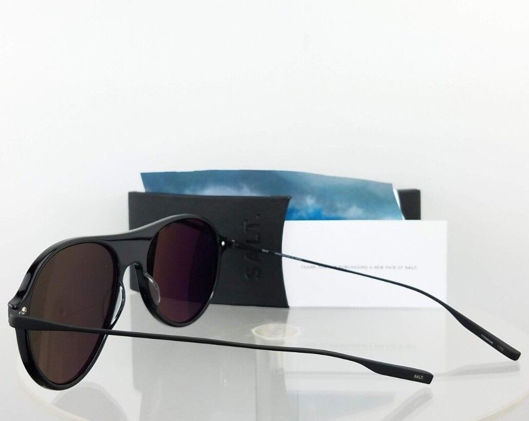 Brand New Authentic Salt Sunglasses St Hubbins Bk 55Mm Black Polarized Frame