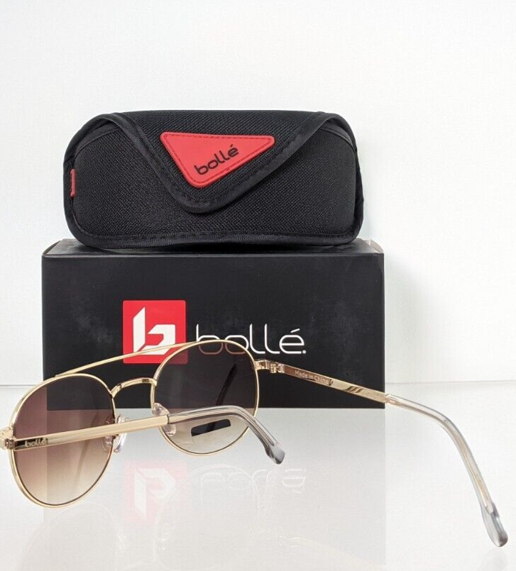 Brand New Authentic Bolle Sunglasses Ova 12586 IB Gold Frame