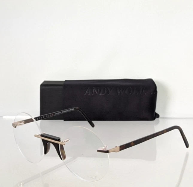 New Authentic Andy Wolf Eyeglasses EPSTEIN Col. b Hand Made Austria 52mm Frame