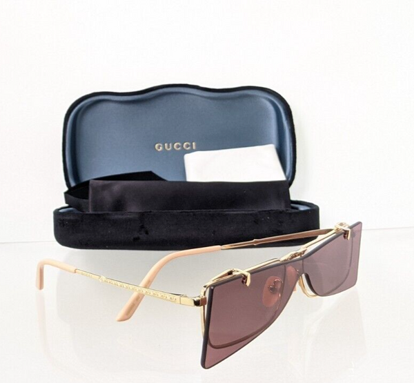 Brand New Authentic Gucci GG 0363 002 Sunglasses Gold GG0363 Frame Brand New Authentic Gucci GG 0363 002 Sunglasses Gold GG0363 Frame