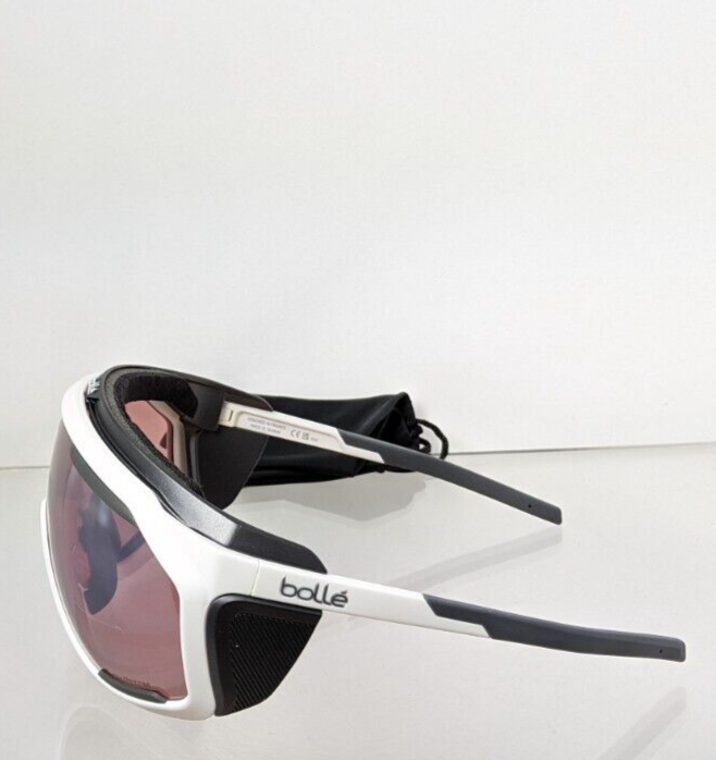 Brand New Authentic Bolle Sunglasses CHRONOSHIELD Matte White Grey Frame
