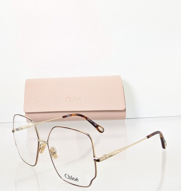 Brand New Authentic Chloe Eyeglasses CE 0096 004 57mm Tortoise Gold 0096O Frame