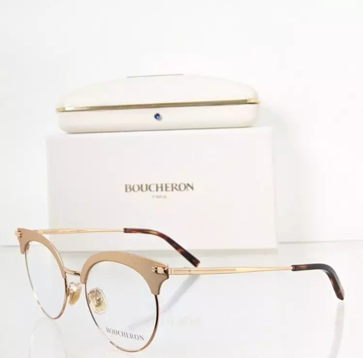 Brand New Authentic Boucheron Eyeglasses BC0040O 002 50mm Frame 0040