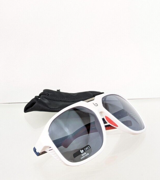 Brand New Authentic Bolle Sunglasses Arcadia White Navy Frame