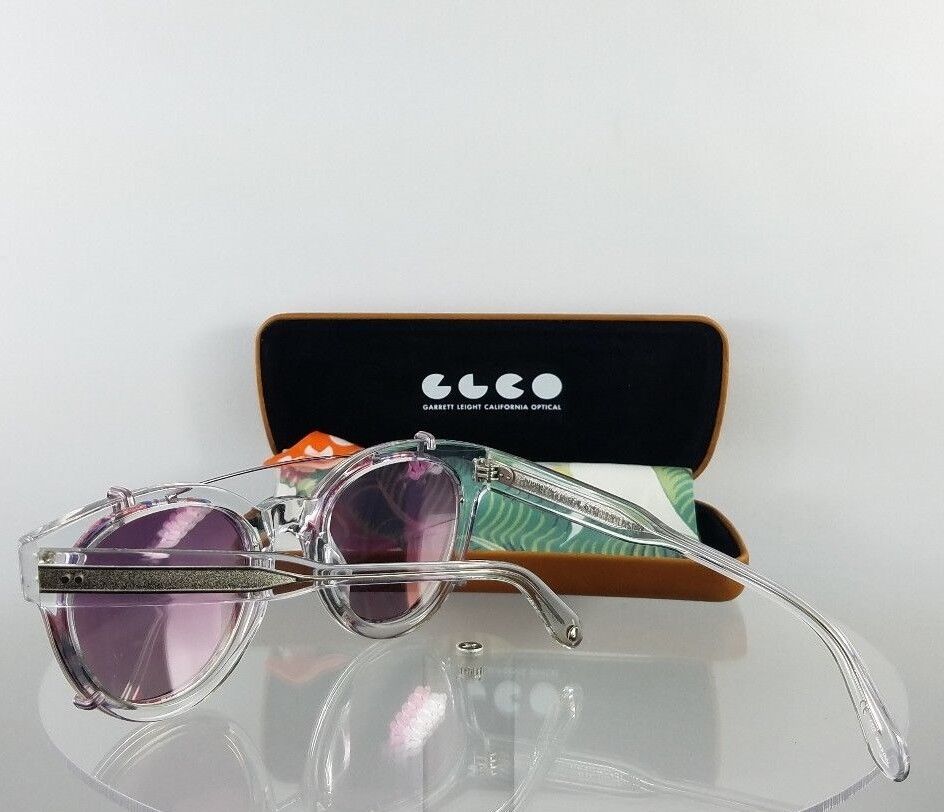Brand Authentic Garrett Leight X Mark McNairy Sunglasses GLXTL3 2046 123 Clip On