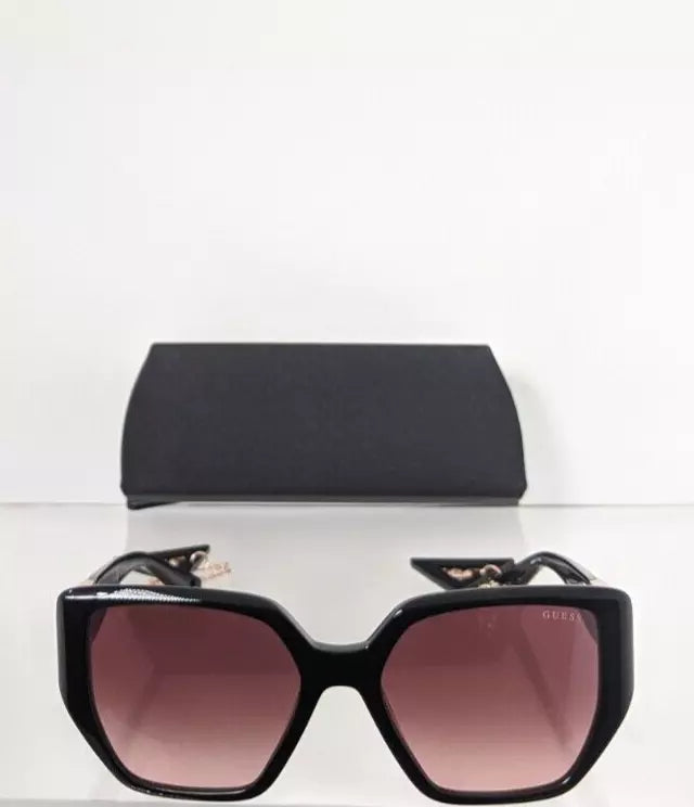 Brand New Authentic Guess Sunglasses GU 7892 01T Black 55mm Frame GU 7892