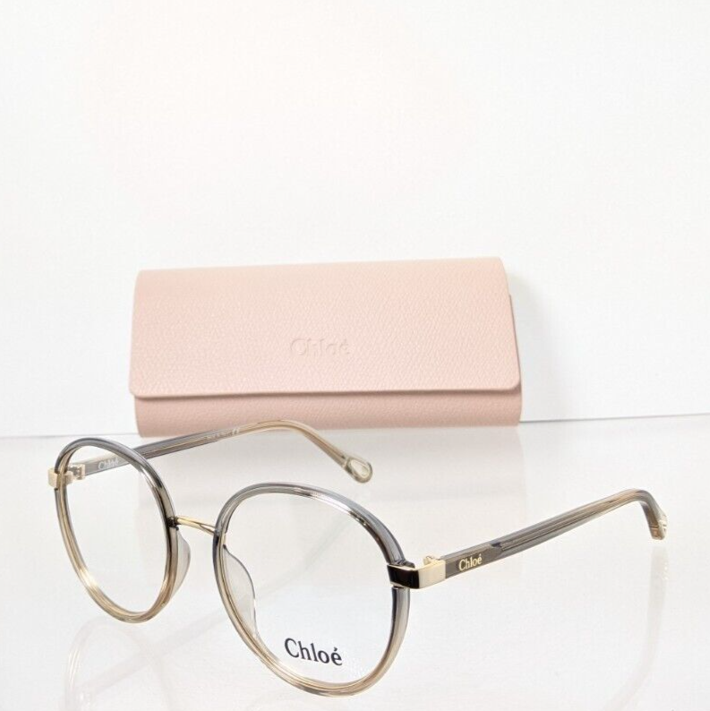 Brand New Authentic Chloe Eyeglasses CE 0033 002 51mm Clear & Gold 0033O Frame