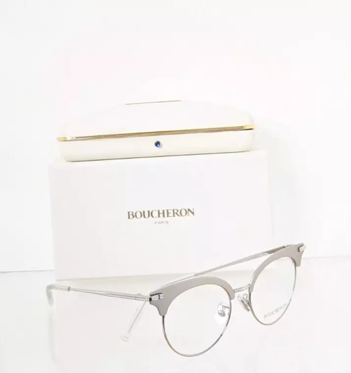 Brand New Authentic Boucheron Eyeglasses BC0040O 003 50mm Frame 0040