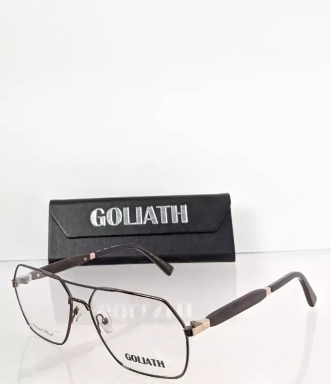 Brand New Authentic GOLIATH Eyeglasses XVII Brown 60mm Frame