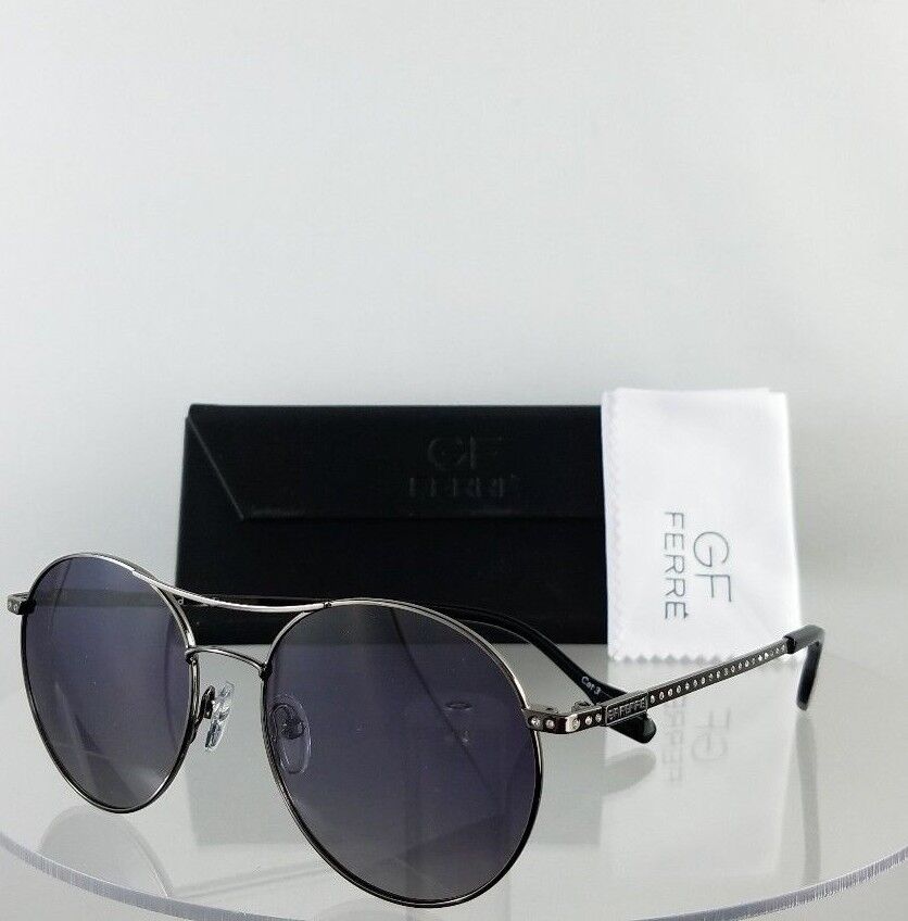 Brand New Authentic GF FERRE Sunglasses GFF 1138 005 Gunmetal 53mm Frame