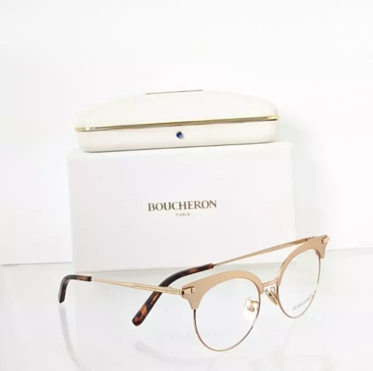Brand New Authentic Boucheron Eyeglasses BC0040O 002 50mm Frame 0040
