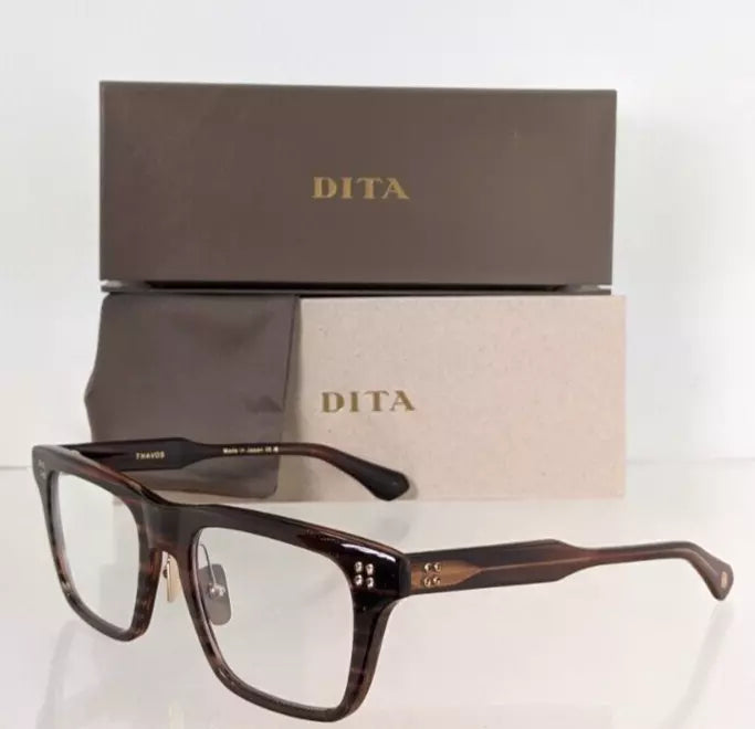 New Authentic Dita Eyeglasses THAVOS DTX-713-A-02 Brown 53mm Frame