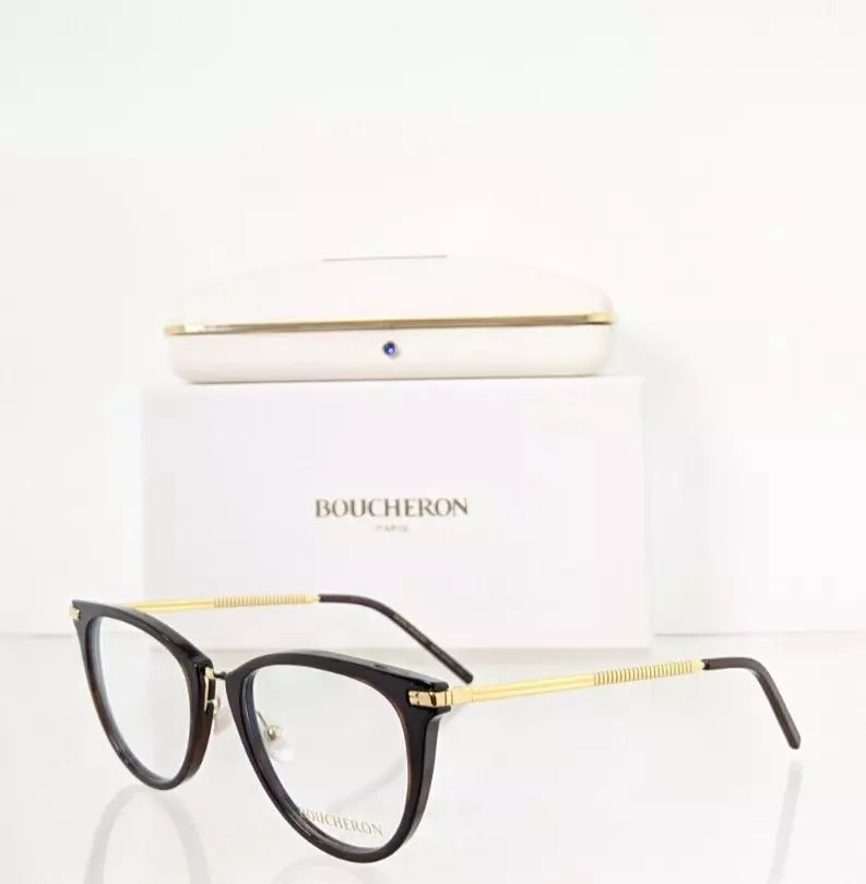Brand New Authentic Boucheron Eyeglasses BC0026 002 51mm Frame 0026