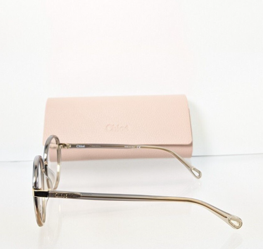 Brand New Authentic Chloe Eyeglasses CE 0033 002 51mm Clear & Gold 0033O Frame