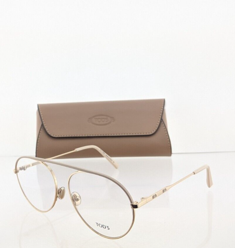 Brand New Authentic Tod's Eyeglasses To 5247 025 55Mm Gold Frame To 5247