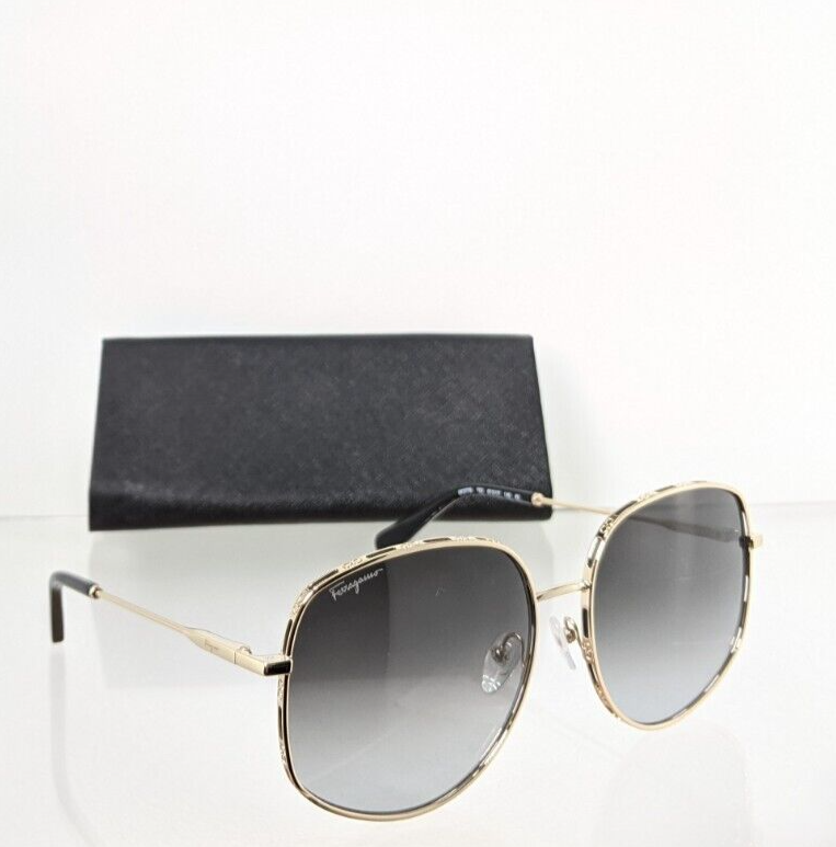 Brand New Authentic Salvatore Ferragamo SF277S 733 Gold 61mm 277 Frame
