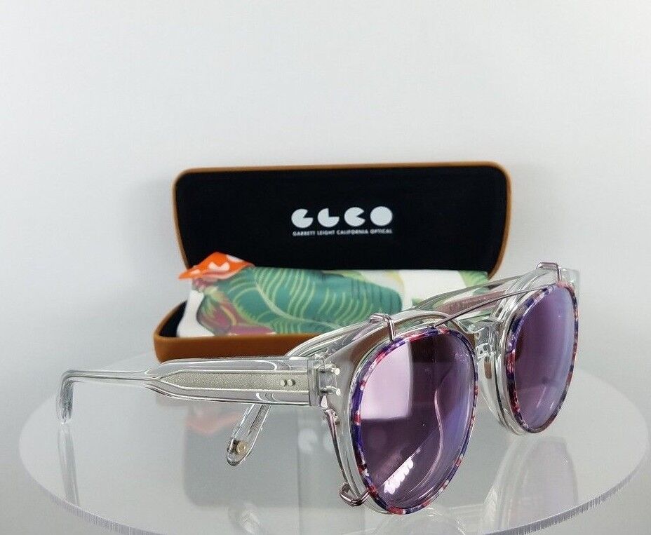 Brand Authentic Garrett Leight X Mark McNairy Sunglasses GLXTL3 2046 123 Clip On