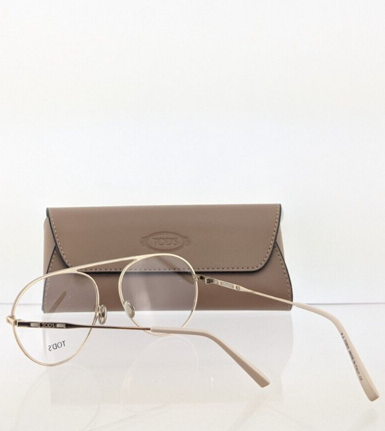 Brand New Authentic Tod's Eyeglasses To 5247 025 55Mm Gold Frame To 5247