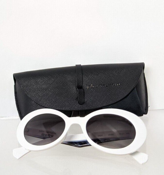 Brand New Authentic John Varvatos Artisan Sunglasses V 537 52mm White Frame