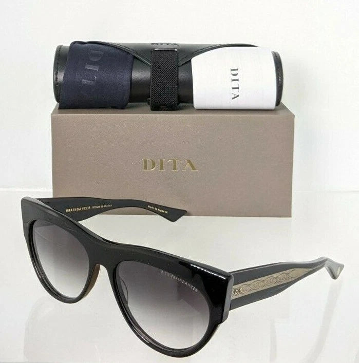 Brand New Authentic Dita Sunglasses BRAINDANCER DTS525-58-01 Black Frame