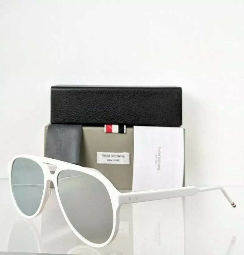 Brand New Authentic Thom Browne Sunglasses TB 408-63-03 WHT TBS408 Frame