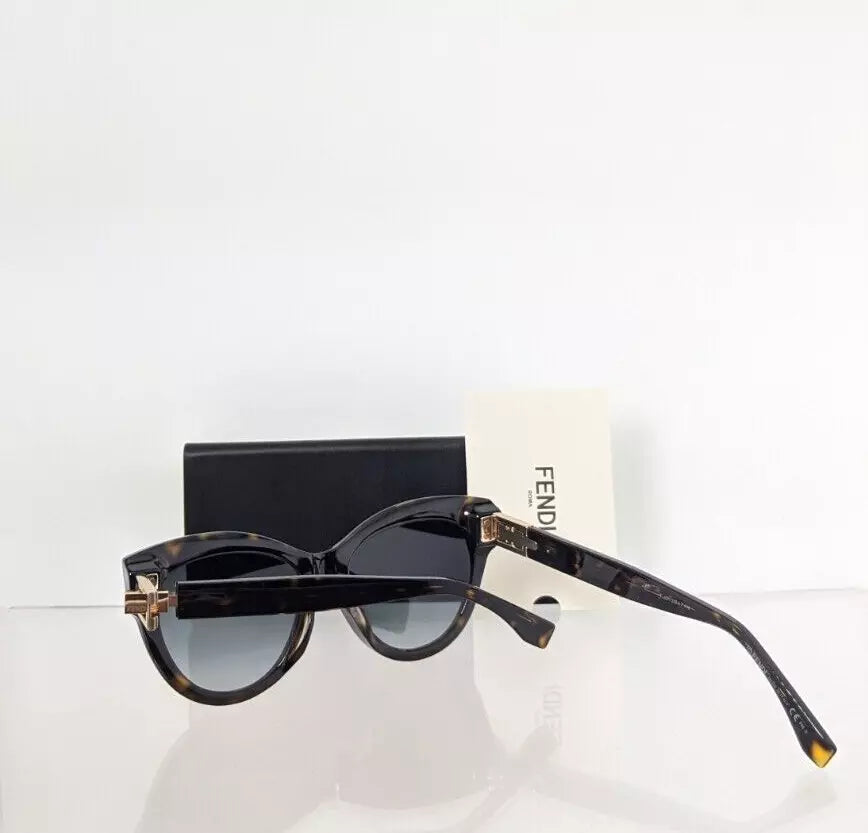 Brand New Authentic Fendi FF 0282 Sunglasses 0869O Tortoise Frame 0282/S 54mm