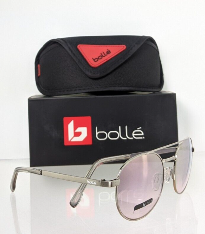 Brand New Authentic Bolle Sunglasses Ova 12590 GZ Silver Frame
