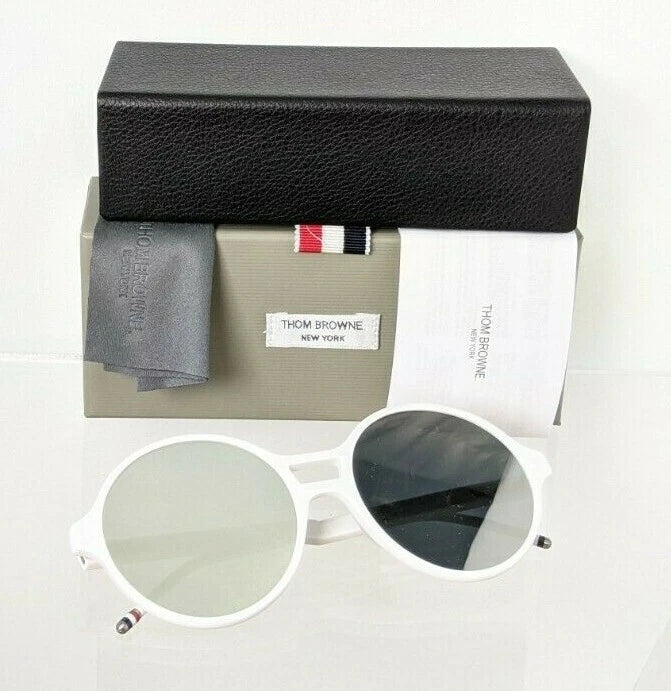 Brand New Authentic Thom Browne Sunglasses TB 409-58-03 White TBS409 Frame