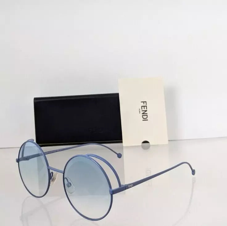 Brand New Authentic Fendi FF 0343 Sunglasses MVU7R Blue Frame 0343/S 53mm