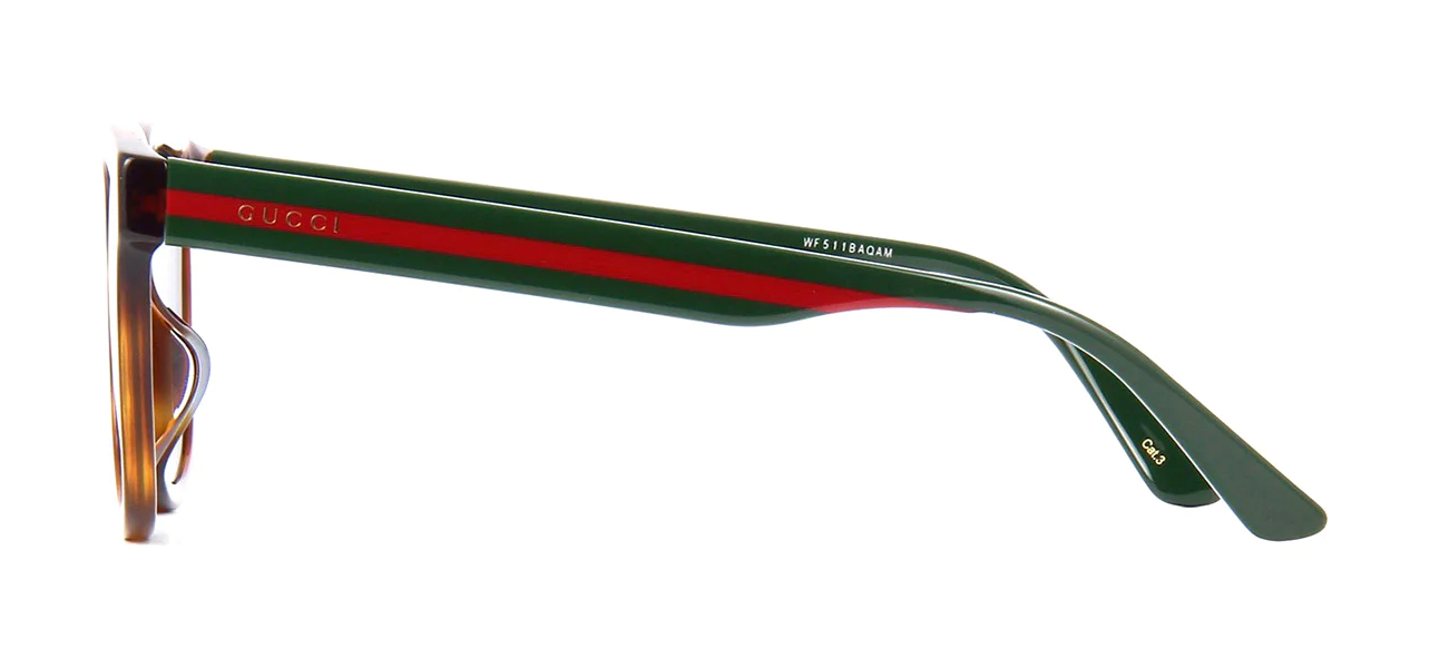 Brand New Authentic Gucci Sunglasses GG 0847 004 Tortoise GG0847 53mm Frame